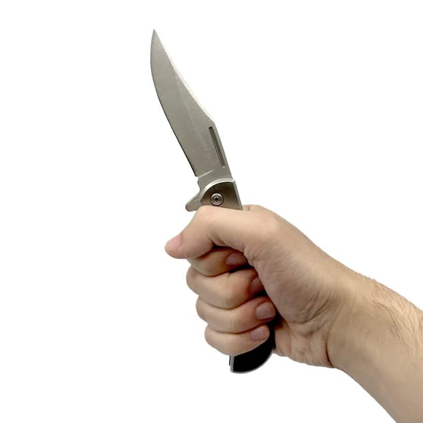 2-Pack: 3.75" Spring Assisted Knife W/ Drop Point Blade DailySale