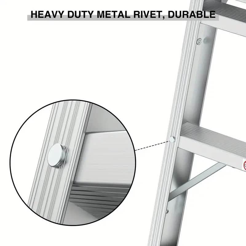 Portable Bench Folding Ladder Stool with Non-Slip Design DailySale
