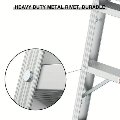 Portable Bench Folding Ladder Stool with Non-Slip Design DailySale