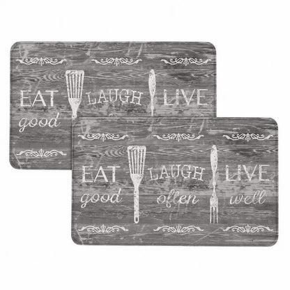 Bibb Home Anti Fatigue Foam Oversized Kitchen Mat 20" X 36" DailySale