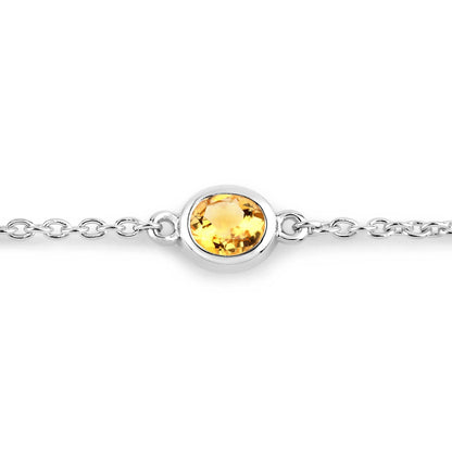 1.83 Carat Genuine Multi Stones .925 Sterling Silver Bracelet Bids.com