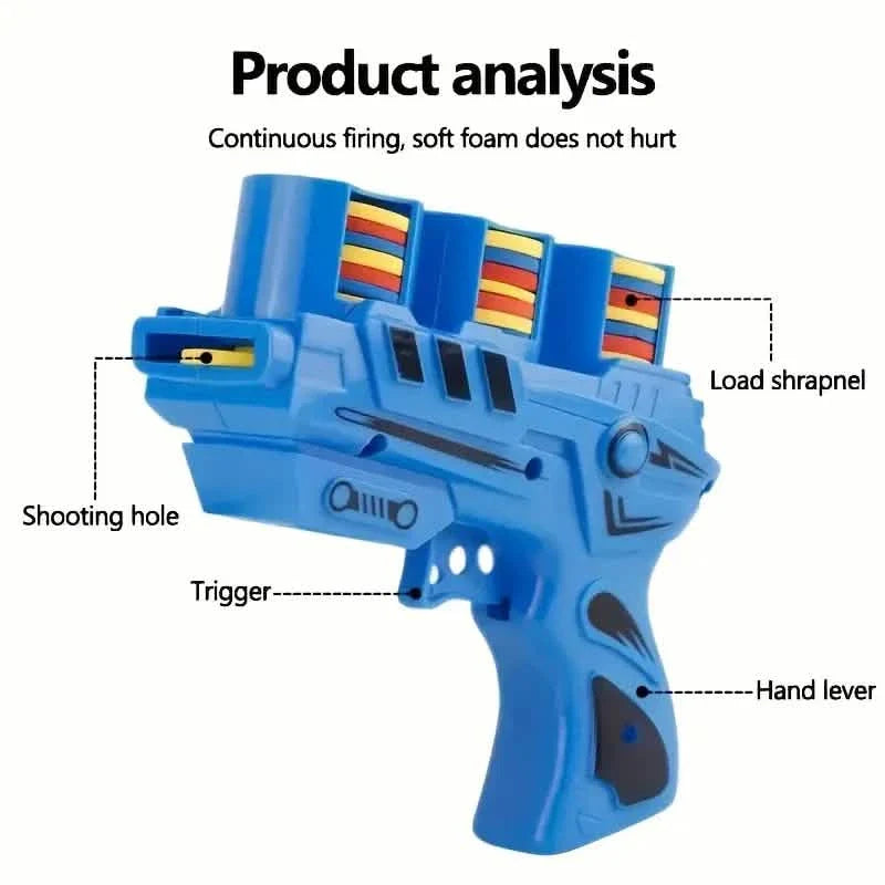Soft Bullet Flying Saucer Toy Gun Set DailySale