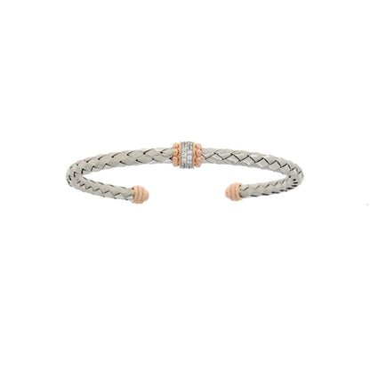 Natural Cubic Zirconia Bangle Bracelet Sterling Silver Bids.com