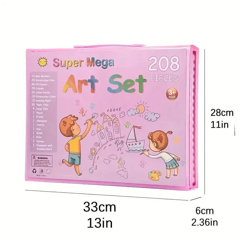208pcs Extra Large All-in-One Art Supplies Set DailySale