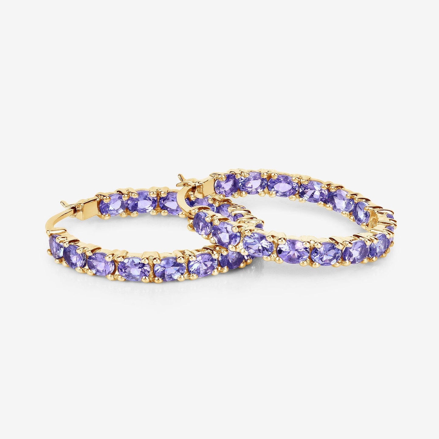 5.10 Carat Genuine Tanzanite .925 Sterling Silver Earrings Bids.com