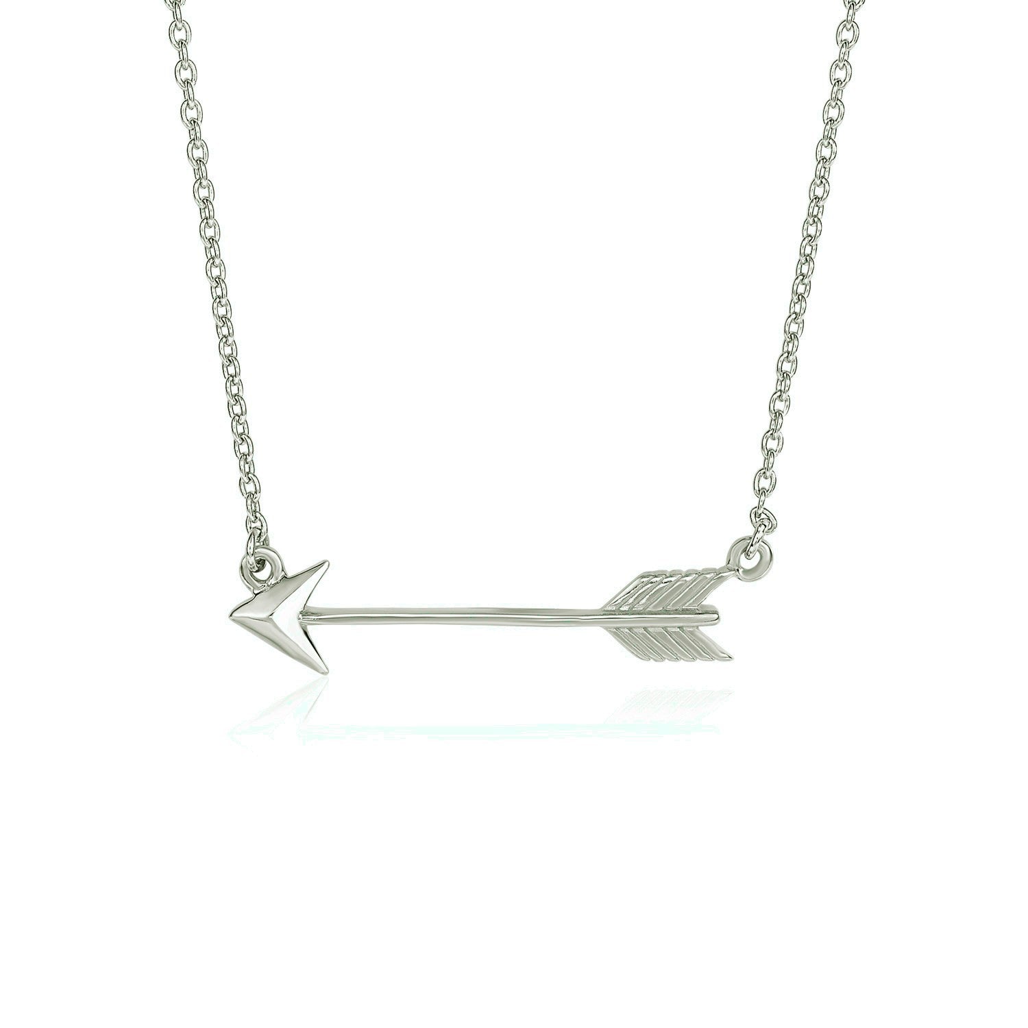 Necklace with Arrow in Sterling Silver Bids.com
