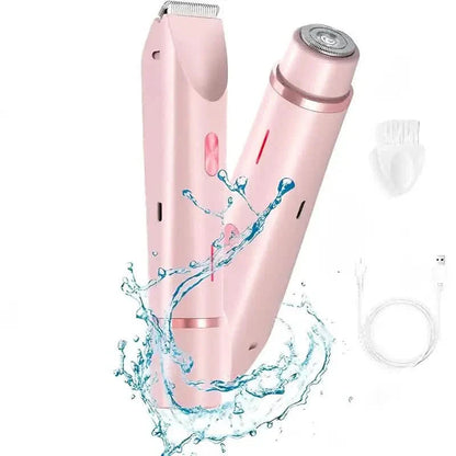 Women’s 2-in-1 Bikini & Facial USB Rechargeable Electric Razor for Wet/Dry Use DailySale