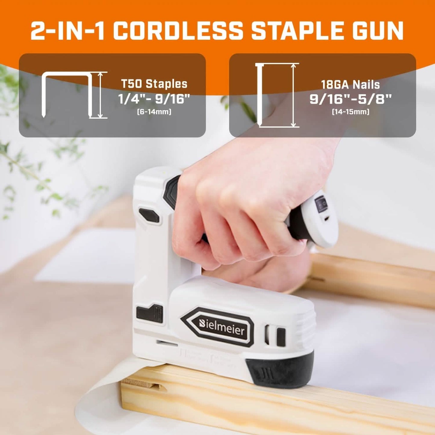 Bielmeier 20V Cordless 2-in-1 Stapler & Brad Nailer DailySale