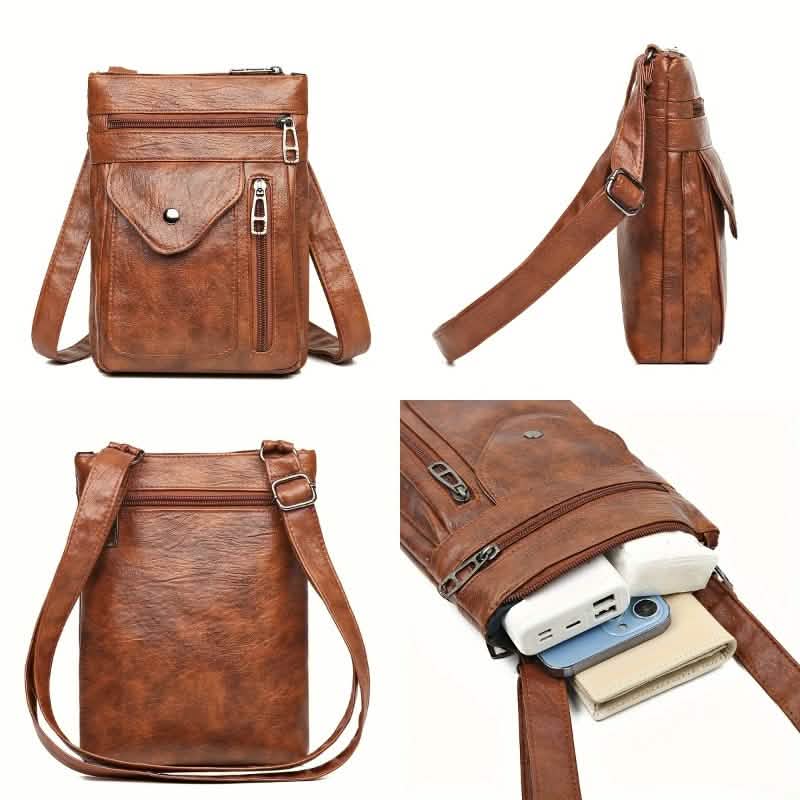 Women’s Vintage Leather Crossbody Bag DailySale