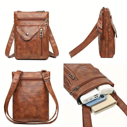 Women’s Vintage Leather Crossbody Bag DailySale