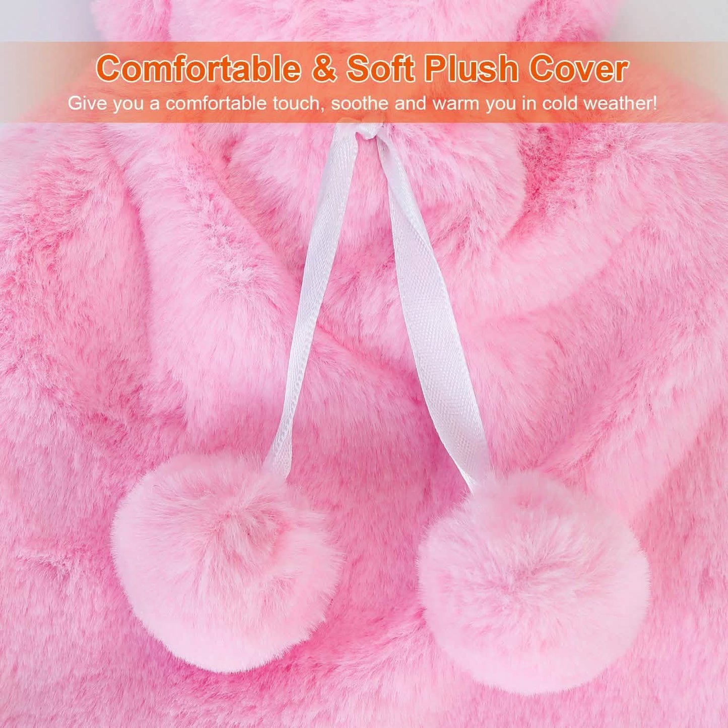 2L Hot Water Bottle with Plush Cover DailySale