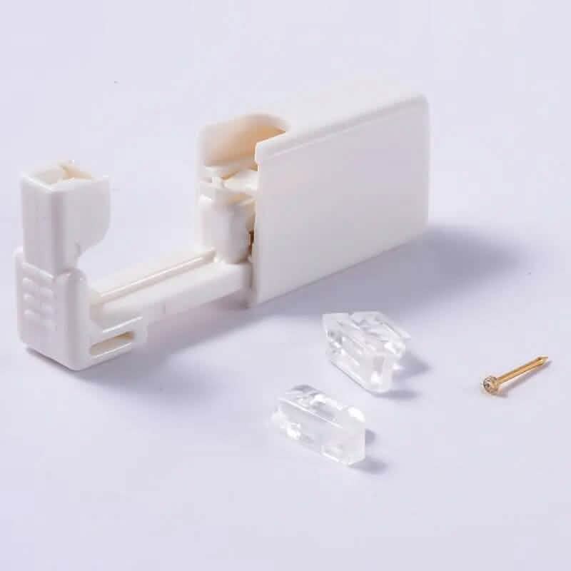 2mm Gold White Diamond Disposable Safe Nose Ear Nail Punch DailySale