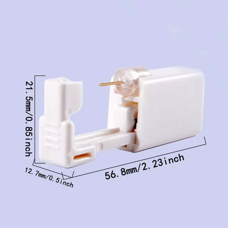 2mm Gold White Diamond Disposable Safe Nose Ear Nail Punch DailySale