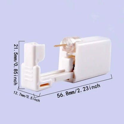 2mm Gold White Diamond Disposable Safe Nose Ear Nail Punch DailySale