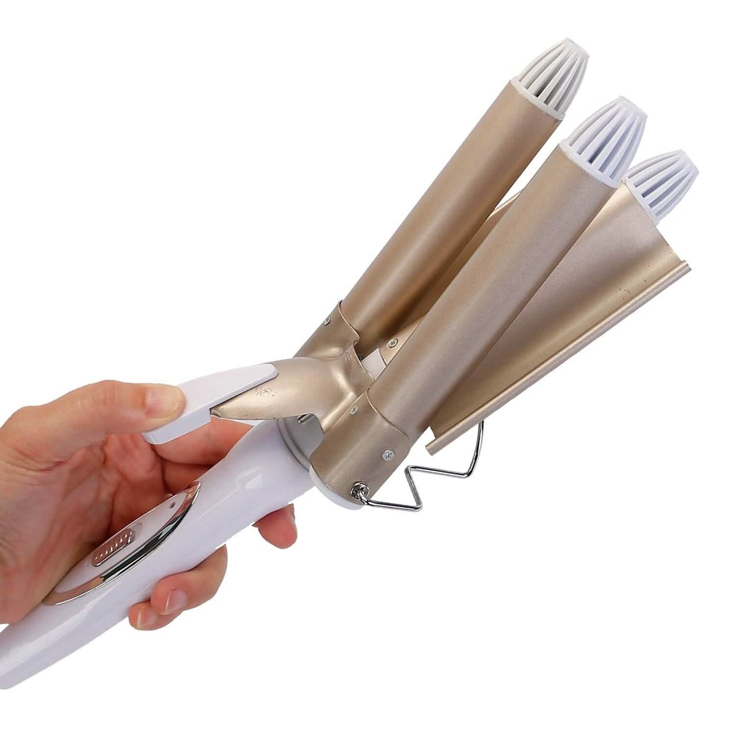 3-Barrel Curling Iron Wand Electric Hair Curler 1" Triple Hair Waver DailySale