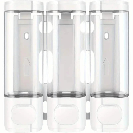 3-Chamber Shower Dispenser - Wall Mounted, No Leakage, No Drill DailySale