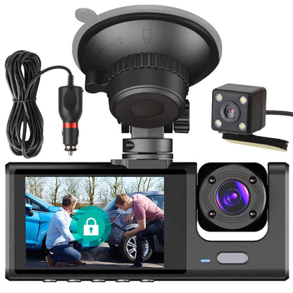 3 Channel Car DVR Dash Cam Video Recorder DailySale