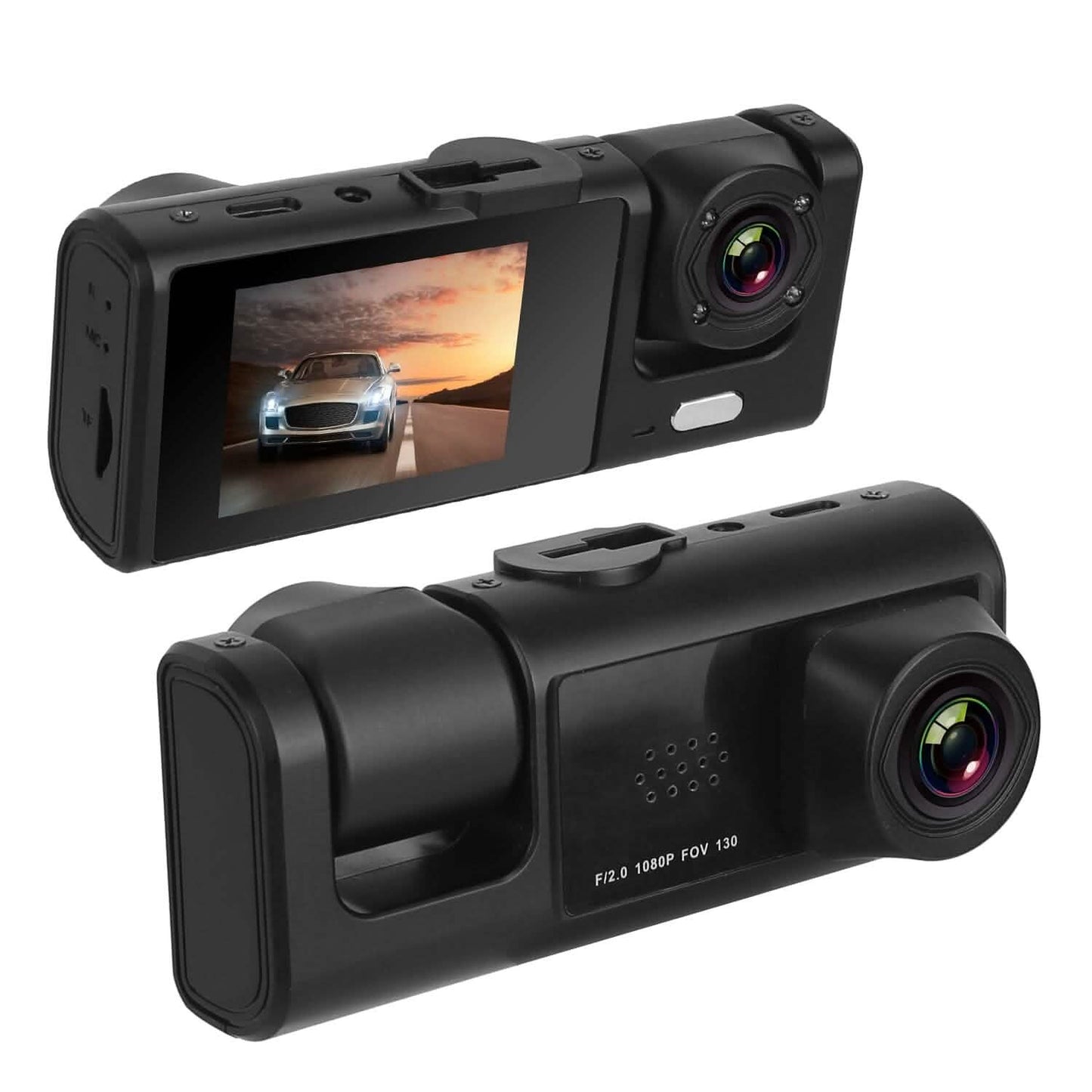 3 Channel Car DVR Dash Cam Video Recorder DailySale