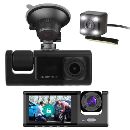 3 Channel Car DVR Dash Cam Video Recorder DailySale