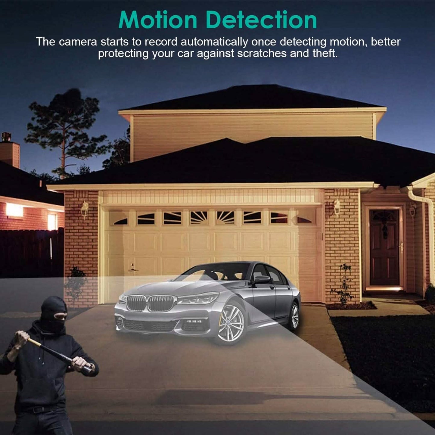 3 Channel Dash Cam Front Inside Rear Vehicle Driving Recorder Car DVR DailySale