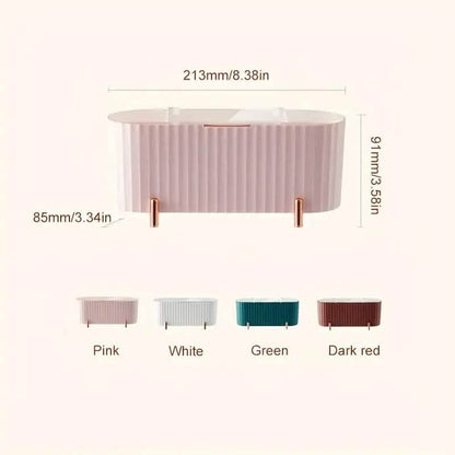 3 Compartments Cotton Swab Storage Box DailySale