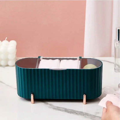 3 Compartments Cotton Swab Storage Box DailySale