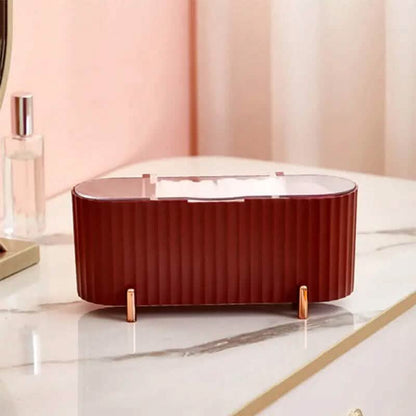 3 Compartments Cotton Swab Storage Box DailySale