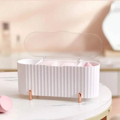 3 Compartments Cotton Swab Storage Box DailySale