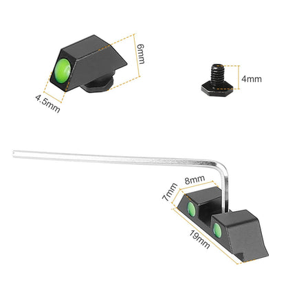 3-Dot Green Gun Night Sight Set DailySale