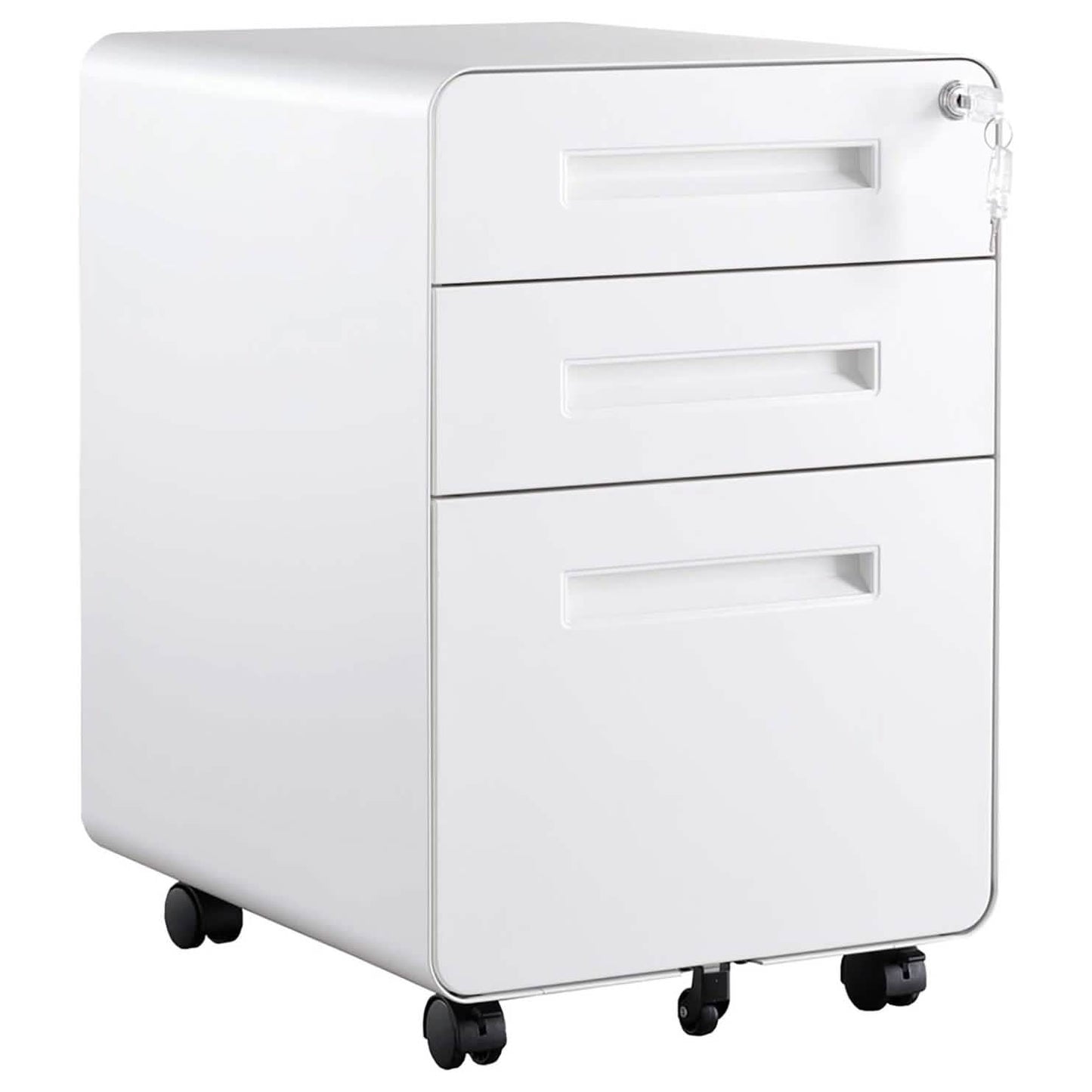 3 Drawer Rolling File Cabinet DailySale
