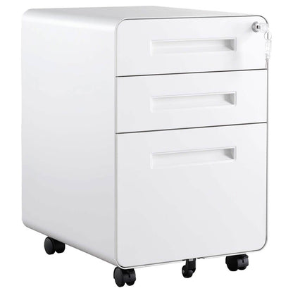 3 Drawer Rolling File Cabinet DailySale