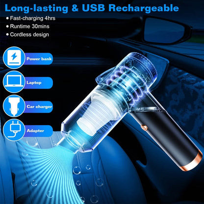 3-in-1 120W Portable Reachable Vacuum with Brush Nozzle DailySale
