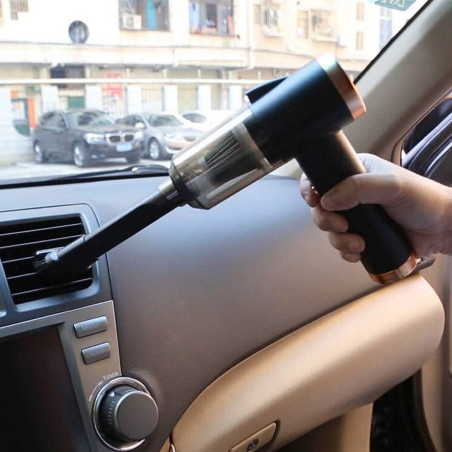 3-in-1 120W Portable Reachable Vacuum with Brush Nozzle DailySale