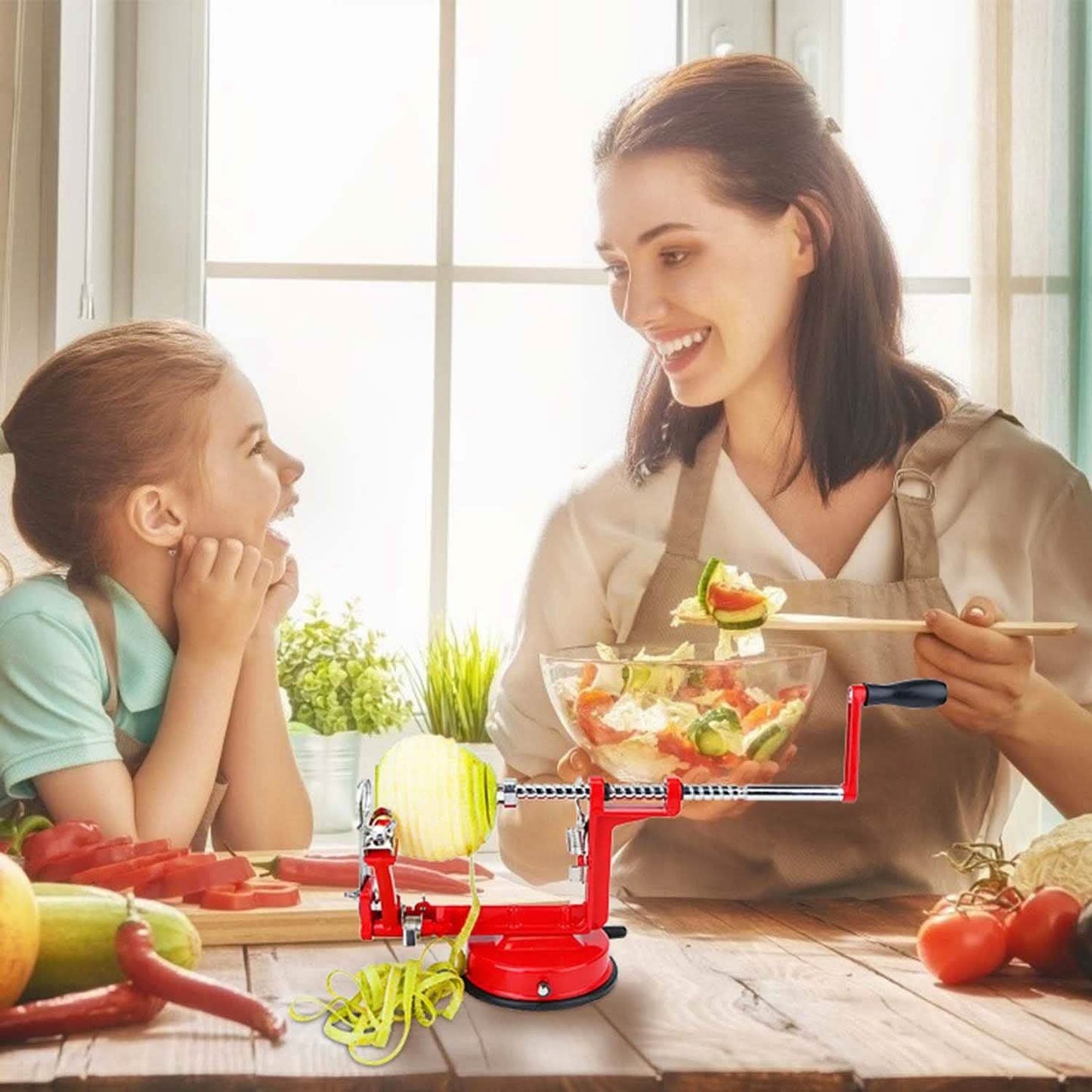 3-in-1 Apple Peeler Manual Rotation DailySale