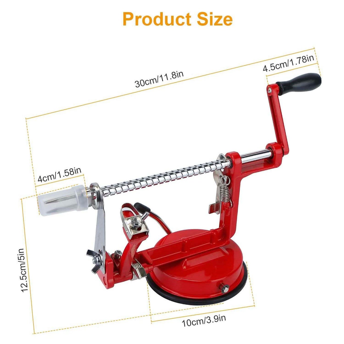 3-in-1 Apple Peeler Manual Rotation DailySale