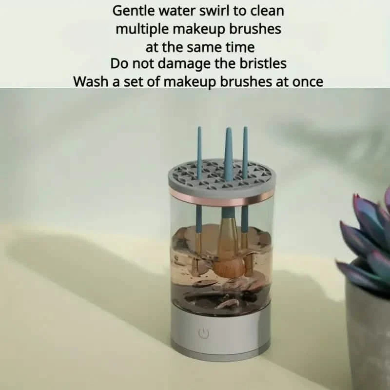 3-in-1 Automatic Makeup Brush Cleaning and Drying Stand DailySale