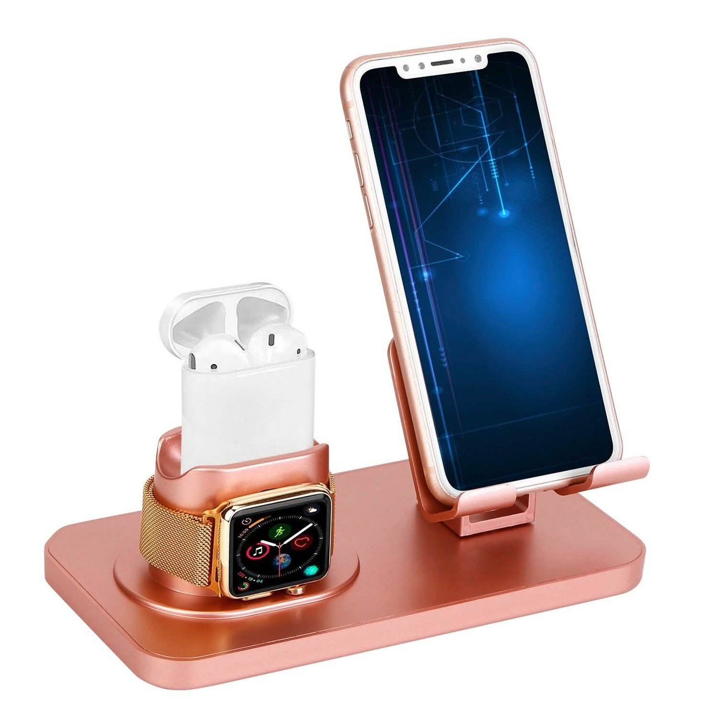 3-in-1 Charging Dock Station Phone Charger Stand Holder DailySale