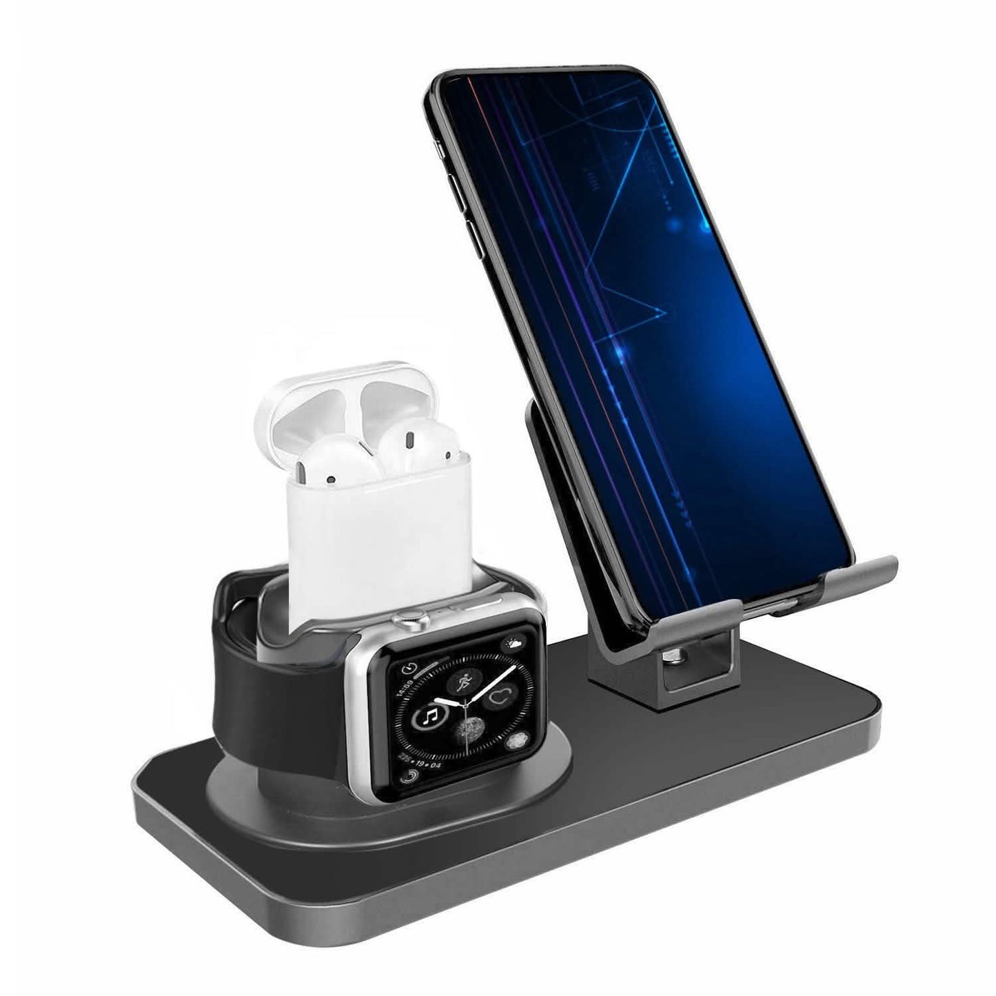 3-in-1 Charging Dock Station Phone Charger Stand Holder DailySale