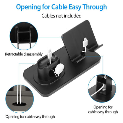 3-in-1 Charging Dock Station Phone Charger Stand Holder DailySale
