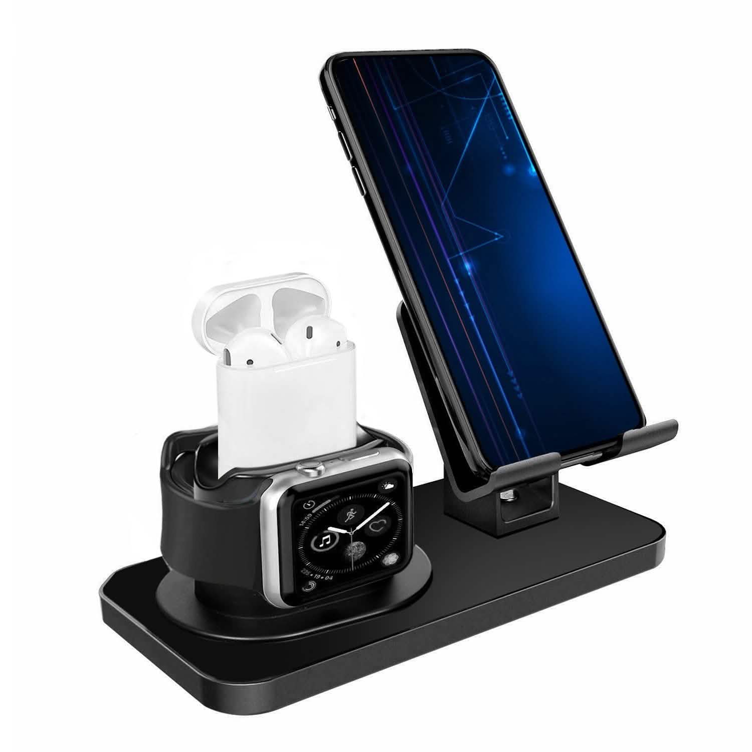 3-in-1 Charging Dock Station Phone Charger Stand Holder DailySale