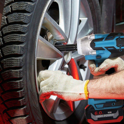 3-In-1 Cordless Electric Impact Wrench Drill Screwdriver with Brushless Motor Max 3450RPM Variable Speed DailySale