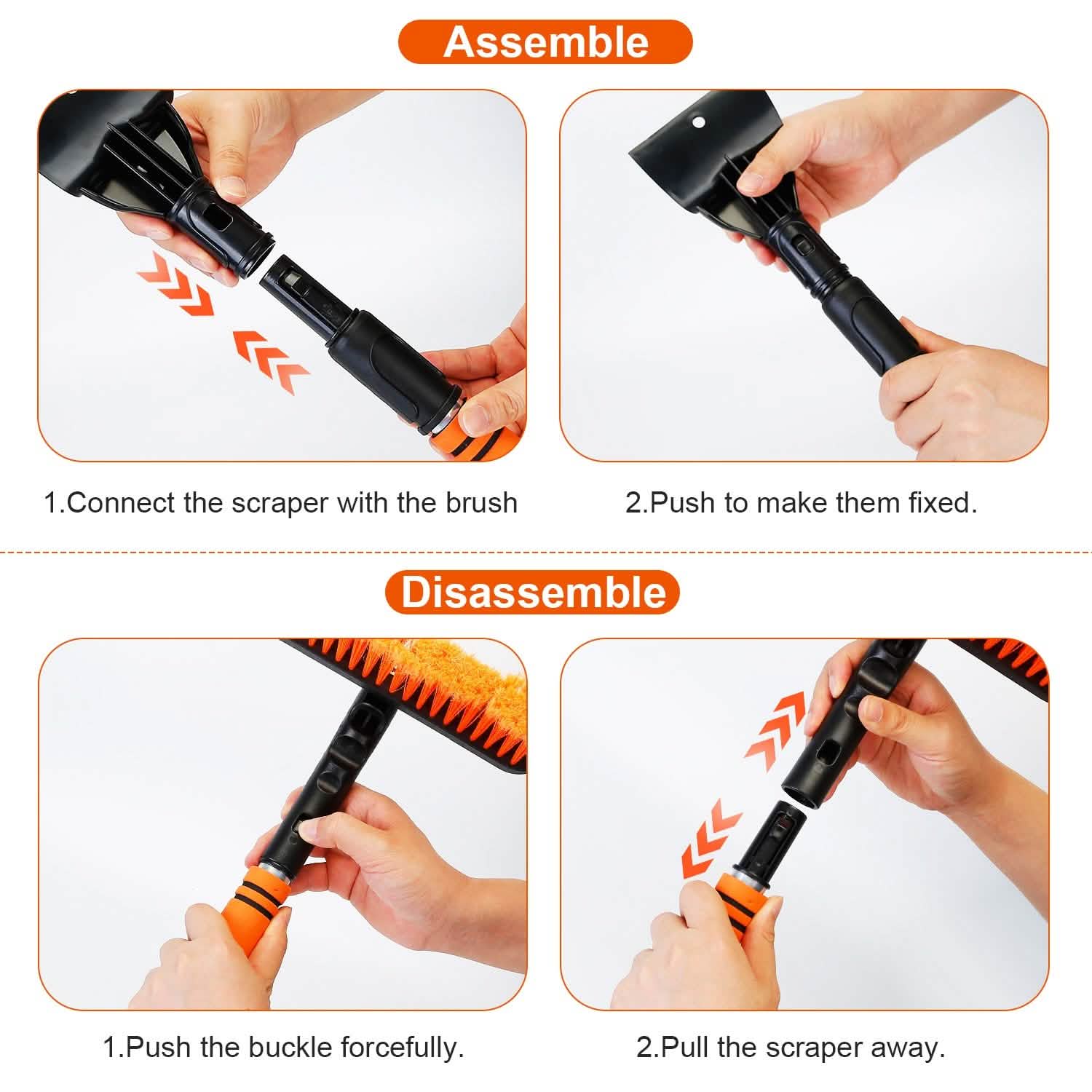 3-in-1 Extendable Windshield Ice Scraper DailySale