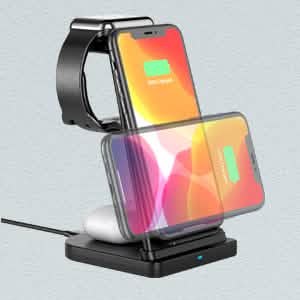 3-in-1 Foldable Fast Wireless Charging Stand DailySale