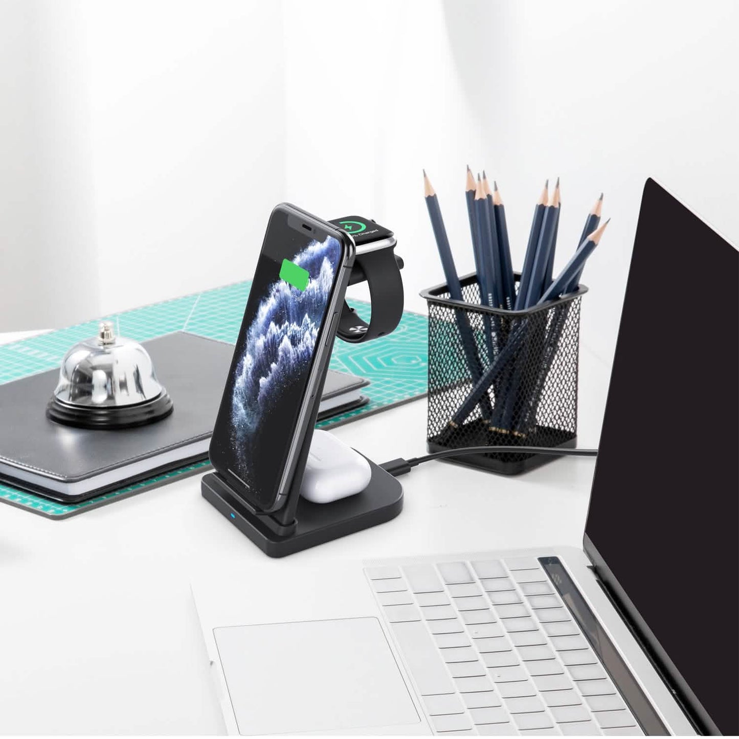 3-in-1 Foldable Fast Wireless Charging Stand DailySale