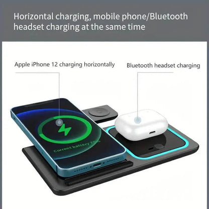 3-in-1 Folding Fast Wireless Charger Station DailySale
