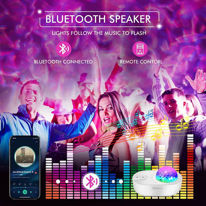 3-in-1 Galaxy Night Light Projector with Remote Control DailySale