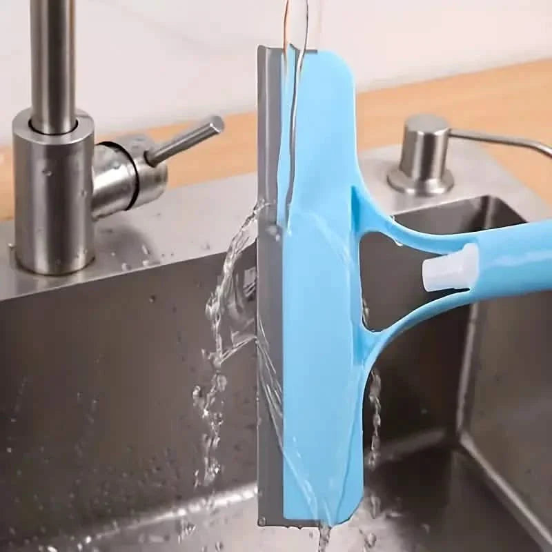 3-in-1 Handheld Glass Cleaner with Scraper & Sprayer - Versatile Window Wipe DailySale