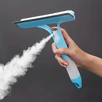 3-in-1 Handheld Glass Cleaner with Scraper & Sprayer - Versatile Window Wipe DailySale