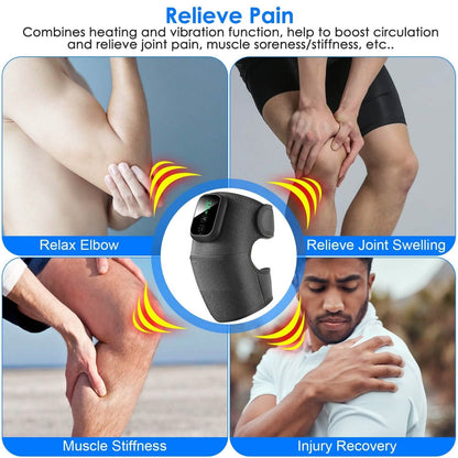 3-in-1 Heated Pads Massager with 3 Level Vibration DailySale