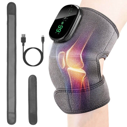 3-in-1 Heated Pads Massager with 3 Level Vibration DailySale